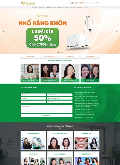 Việt Smile - Hệ thống nha khoa toàn quốc