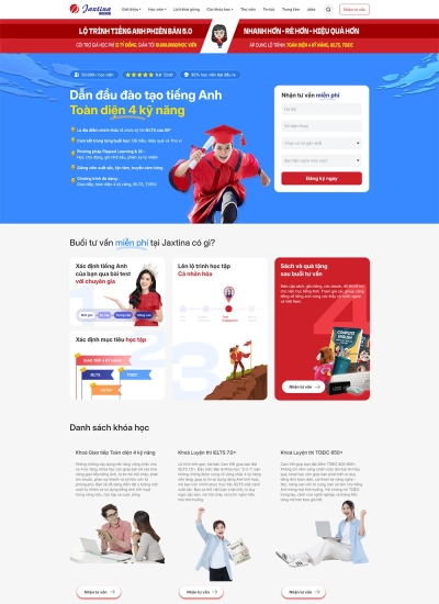 Jaxtina English Center - Hệ thống Anh ngữ chuẩn Quốc tế