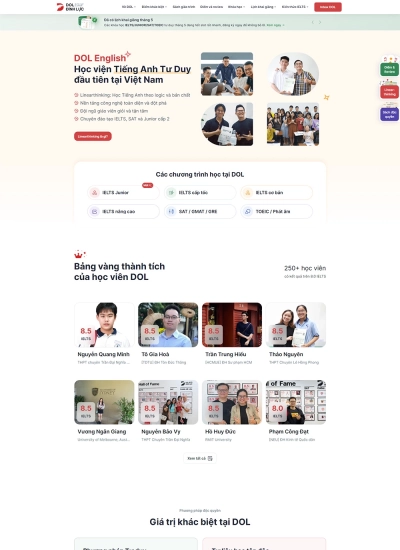 DOL English - Trung tâm luyện thi IELTS top 1 HCM