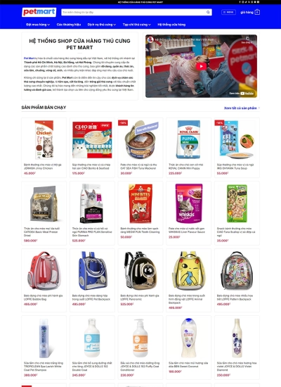 Pet Mart - Cửa hàng thú cưng