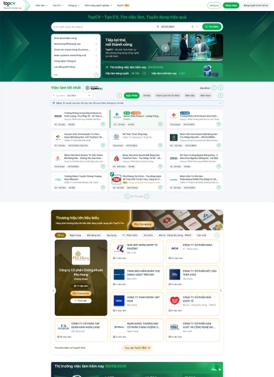 TopCV - Tạo CV, tìm việc miễn phí