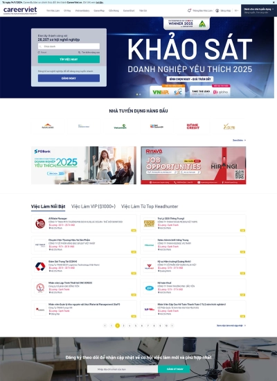 Career Việt - Tìm việc làm & tuyển dụng hiệu quả