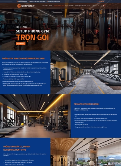 Gymmaster - Setup phòng gym số 1 Việt Nam