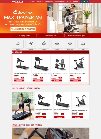 Johnson Fitness & Wellness - Bán lẻ thiết bị thể thao toàn cầu