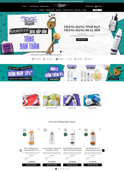 Kiehl's Vietnam - Mỹ phẩm chăm sóc da an toàn hiệu quả