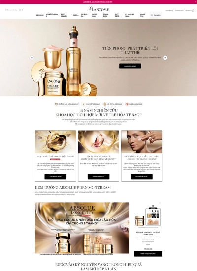 Lancôme - Mỹ phẩm cao cấp
