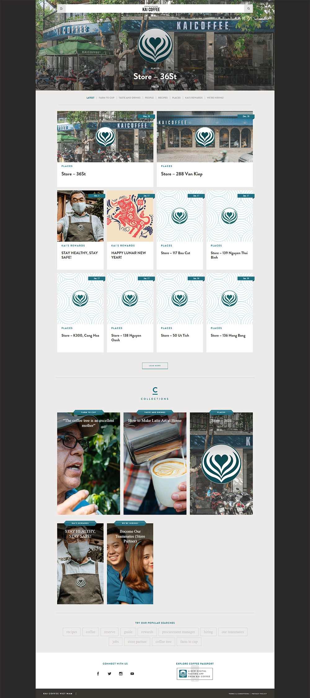 Kai Coffee - Mẫu website HDWEBS
