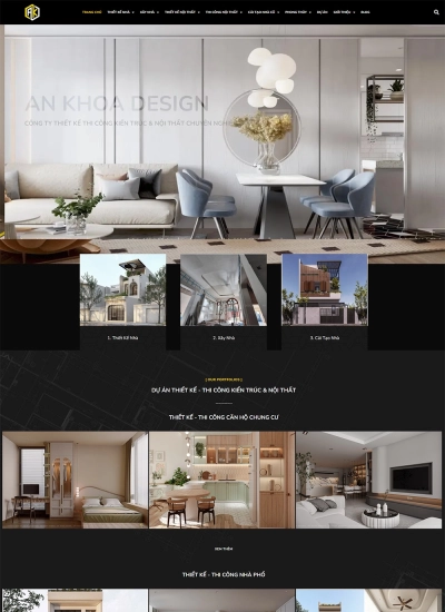 Anh Khoa Design - Mẫu website HDWEBS