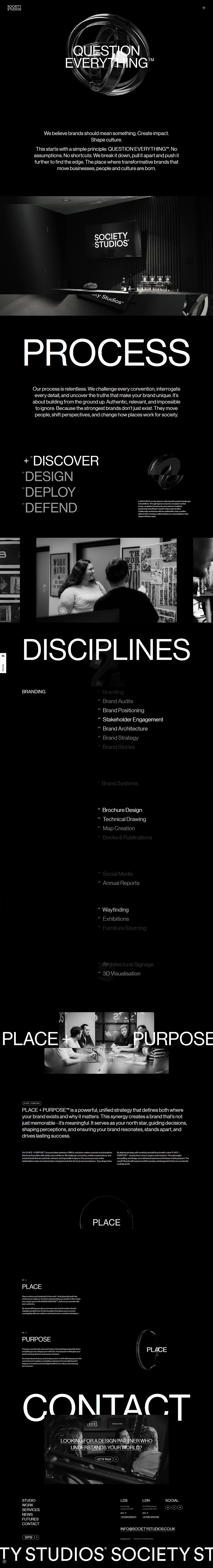 Society Studios - Question everything - Mẫu website HDWEBS