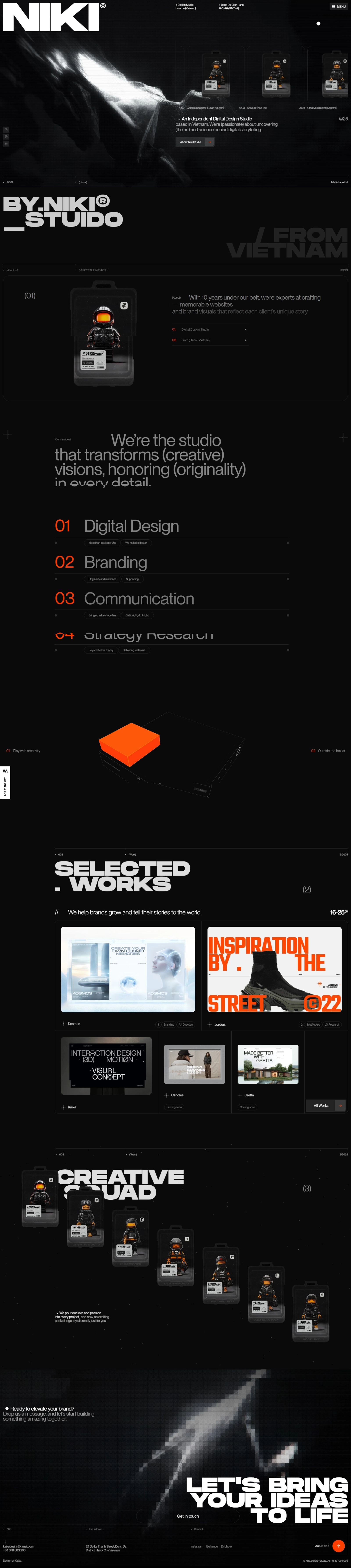 NIKI Studio - Mẫu website HDWEBS