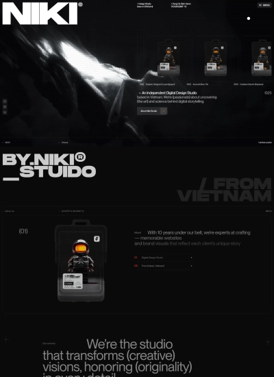 NIKI Studio - Mẫu website HDWEBS