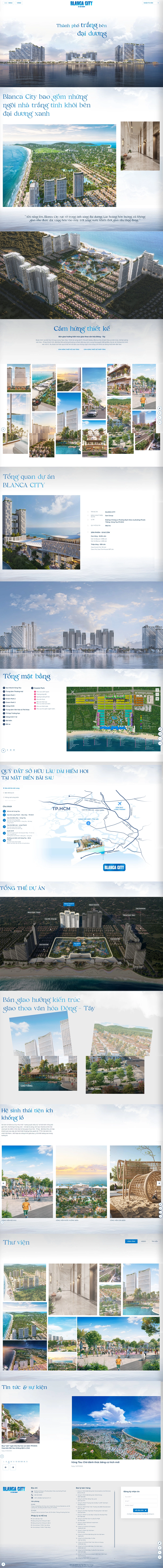 Blanca City by Sun Group - Mẫu website HDWEBS