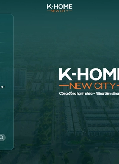 K Home New City - Mẫu website HDWEBS