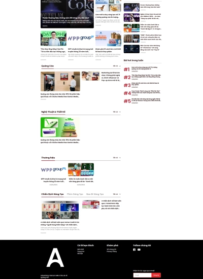 Advertising Việt Nam - Mẫu website HDWEBS