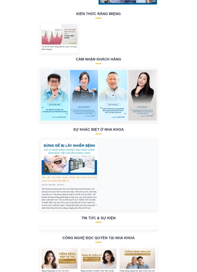 NHA KHOA ST SMILE - Mẫu website HDWEBS