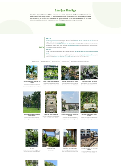 Cảnh Quan Minh ngọc - Mẫu website HDWEBS
