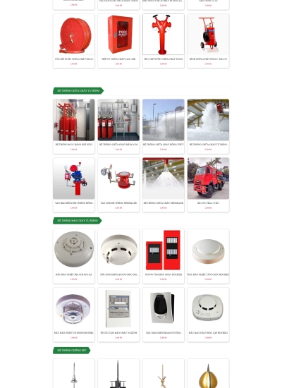 Phòng cháy chữa cháy an toàn - Mẫu website HDWEBS