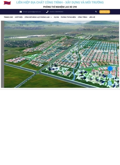 Website hồ sơ dự án xây dựng — Ma Thương 447 - Mẫu website HDWEBS