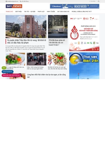 Website cổng tin tức sự kiện — Tin Tức Web - Mẫu website HDWEBS