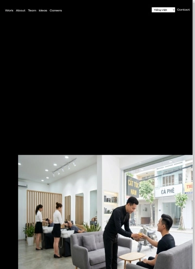 Website dịch vụ thương hiệu branding — Brand CX - Mẫu website HDWEBS