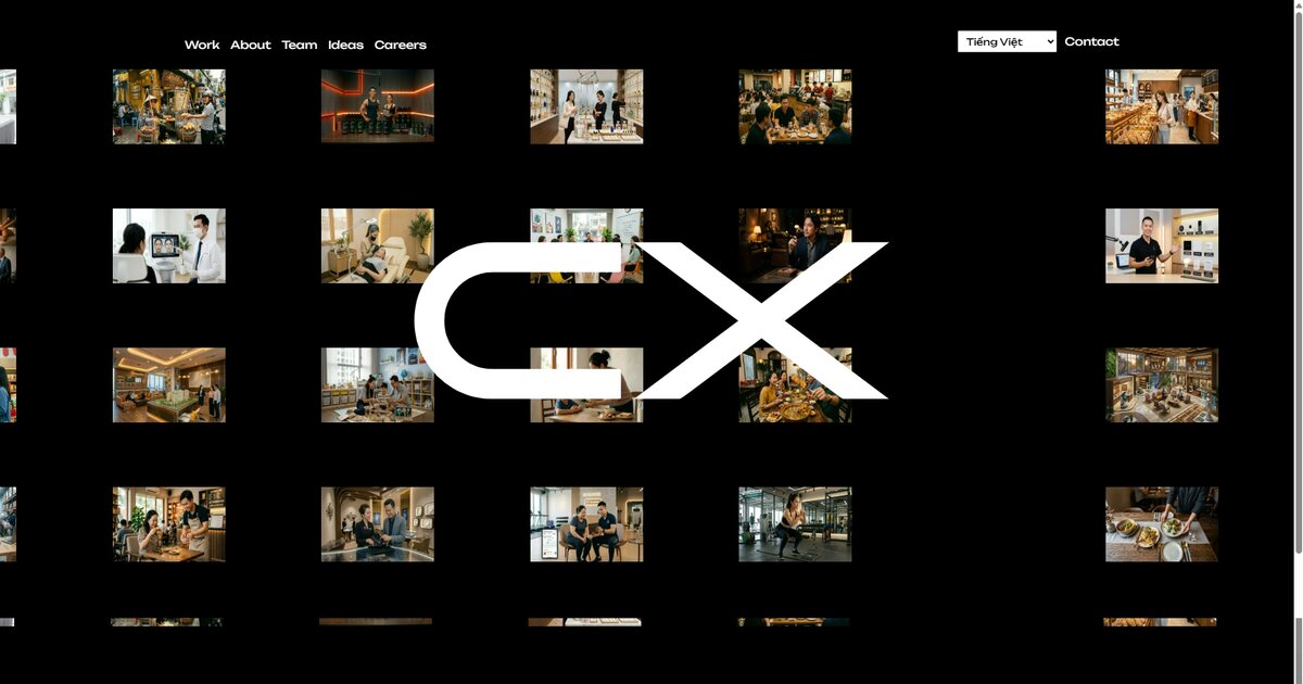 Website agency song ngữ Việt – Anh — dự án Brand CX