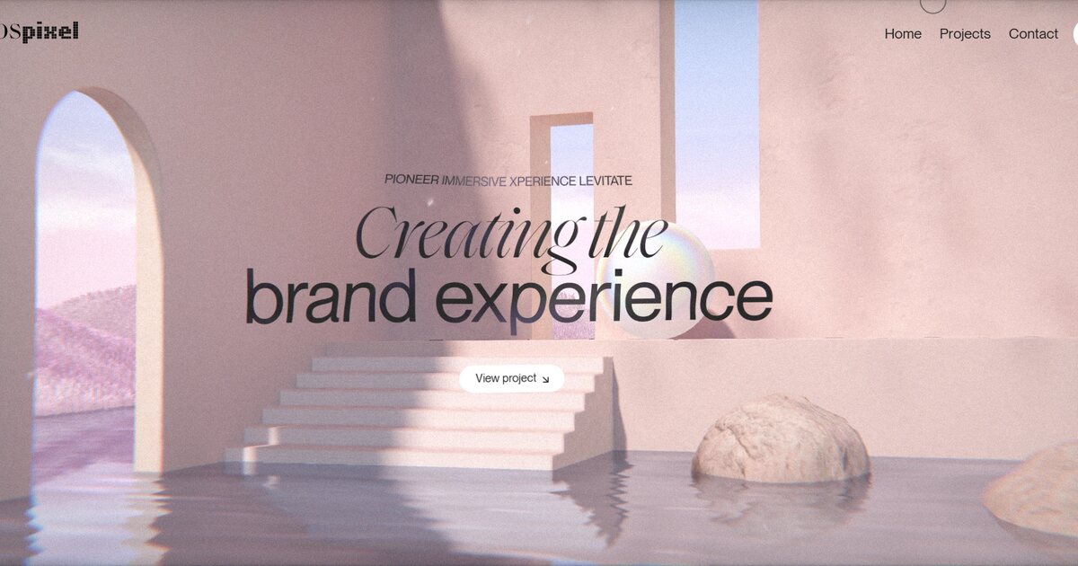 Website portfolio studio sáng tạo — dự án Brospixel Creative