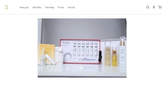 Website mỹ phẩm nhập khẩu Nhật Bản — dự án Serenity Vietnam