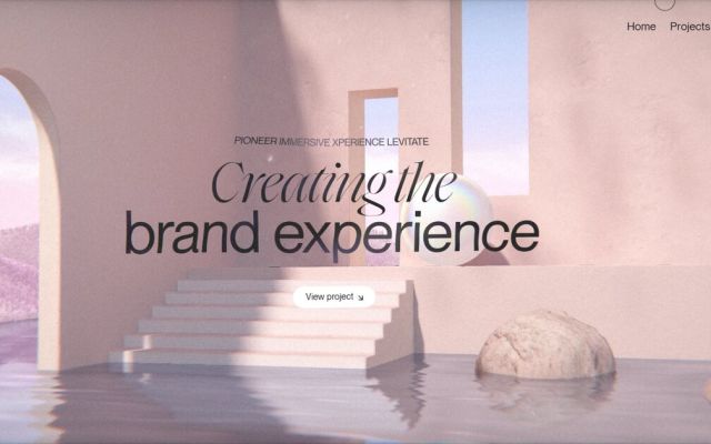 Website portfolio studio sáng tạo — dự án Brospixel Creative